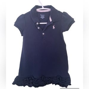 LIKE NEW Ralph Lauren Polo Dress Dark Blue 24 Months
